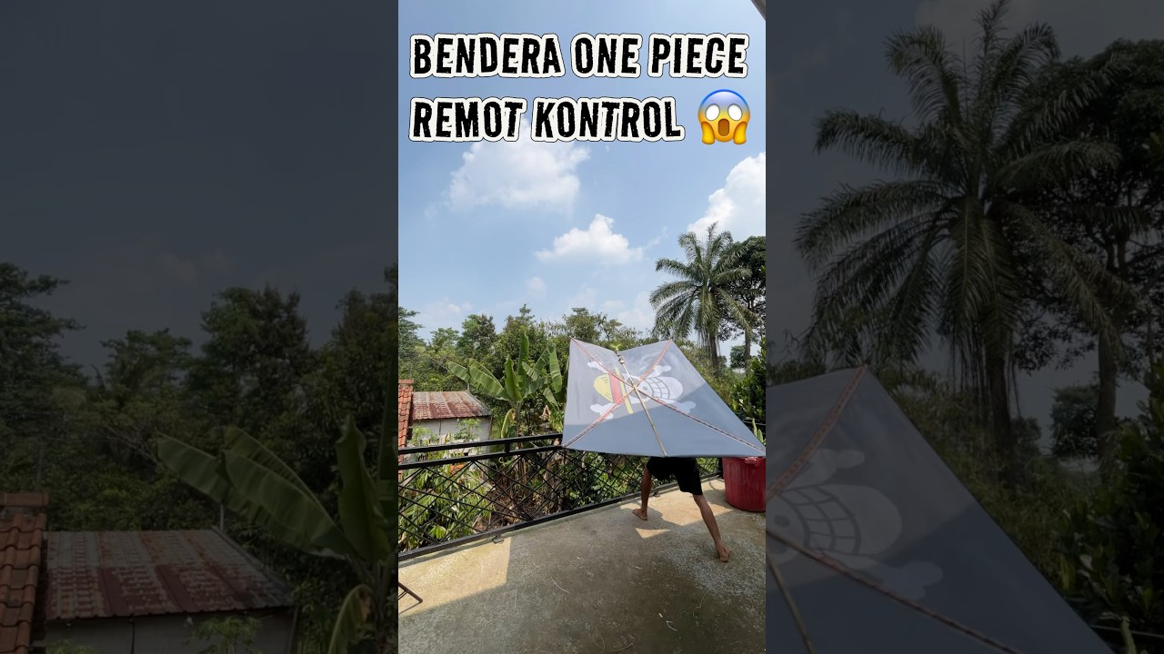 Bendera One Piece Terbang #diy #rc #idekreatif #onepiece #benderaonepiece