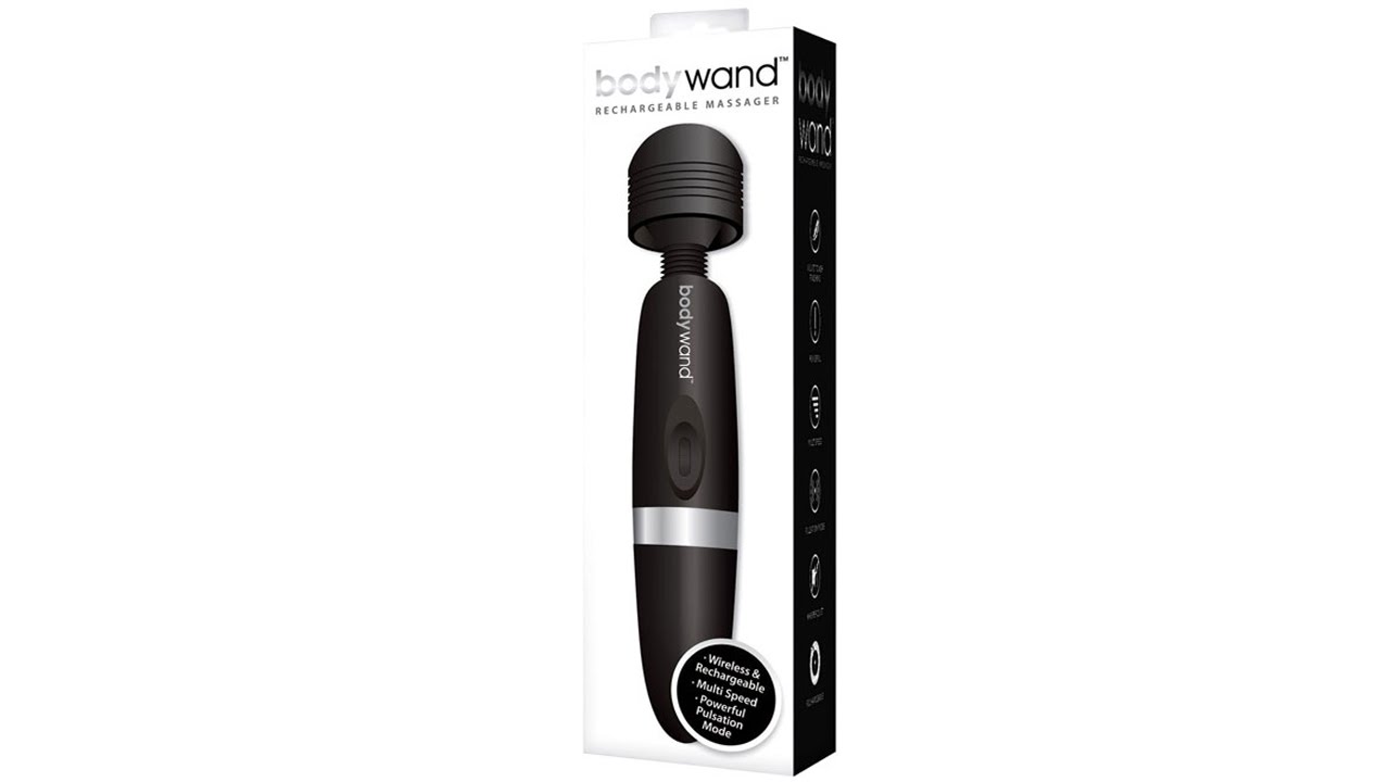Body Wand Black Rechargeable