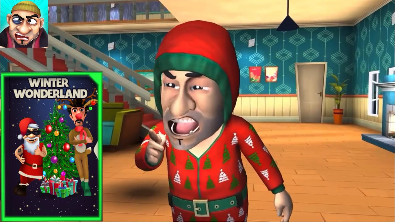 SCARY ROBBER HOME CLASH | Chapter WINTER WONDERLAND all Level