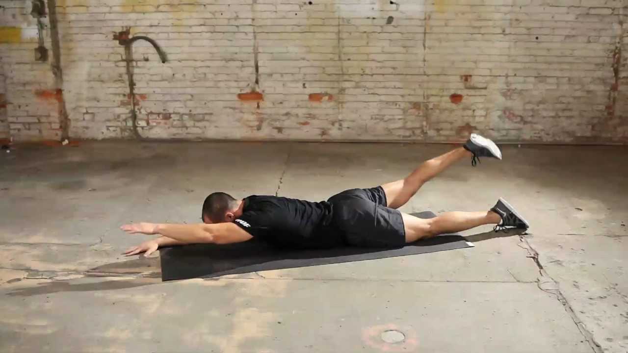 Bodyweight Swimmers | Core Exercise for the Back