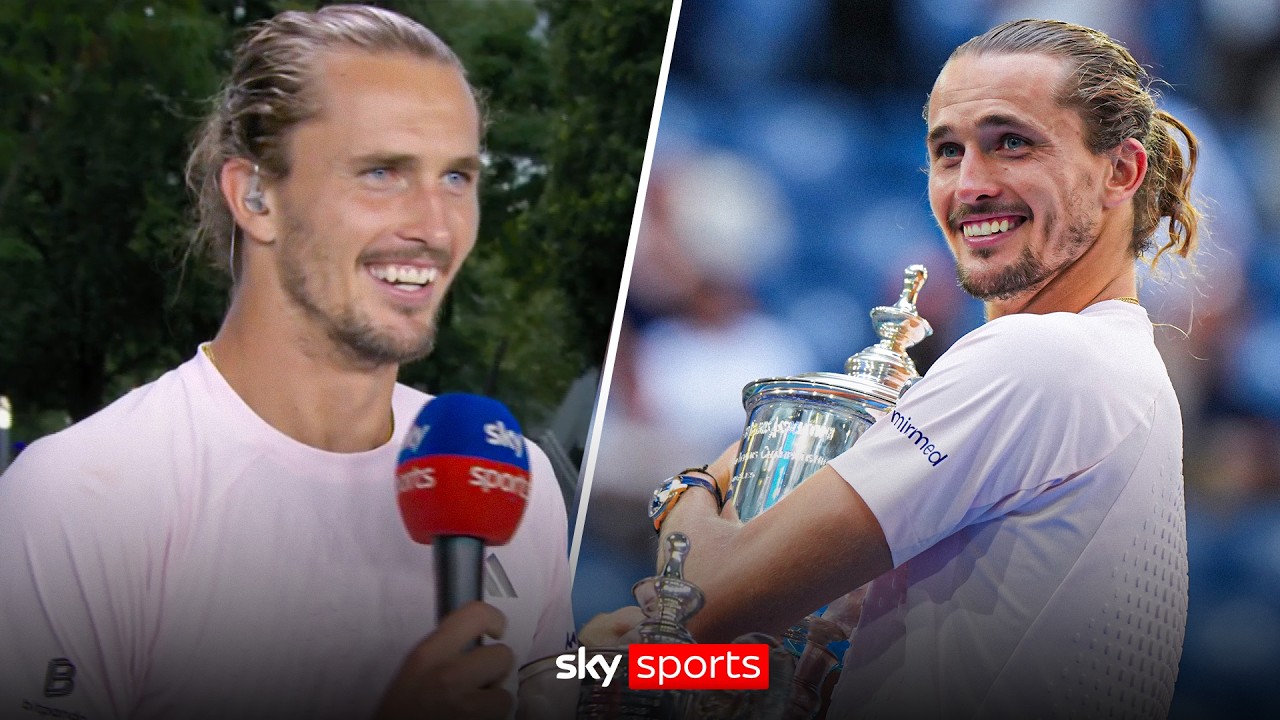 &lsquo;I FORGOT about the score!&rsquo; 🤣 | Alexander Zverev on not realising he&rsquo;d won the US Open