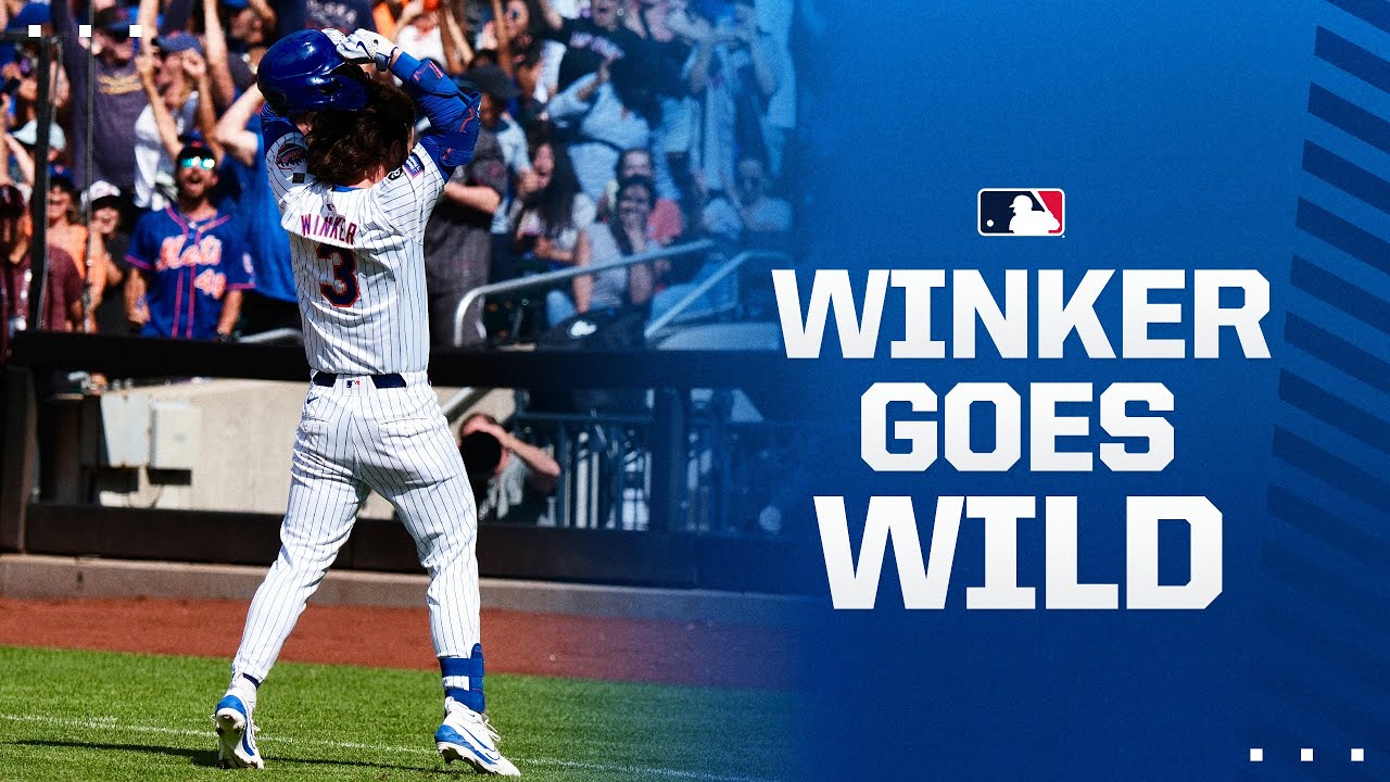 Jesse Winker sends Citi Field into a FRENZY with his FIRST Mets homer!