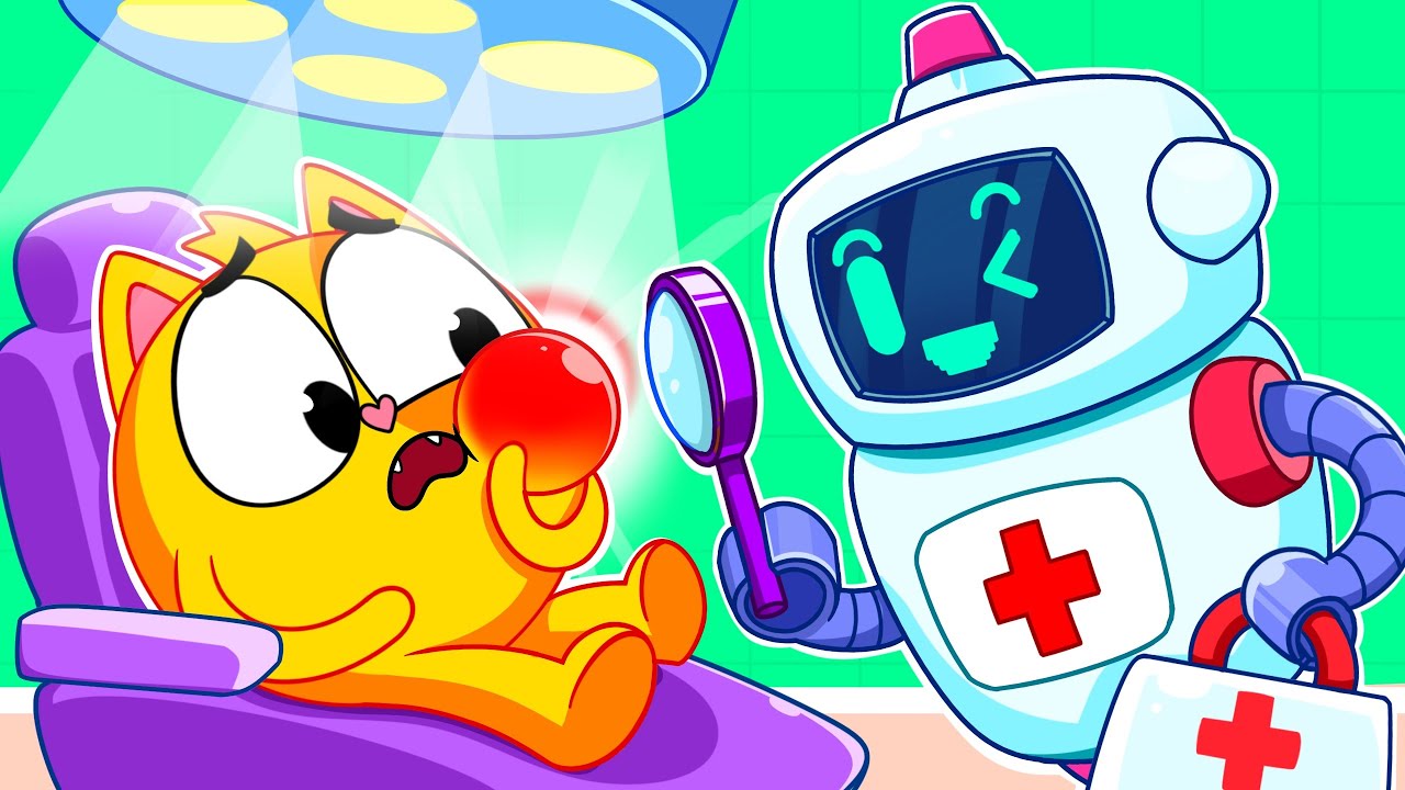 24/7 Live Stream | Robot Doctor 👩‍⚕️🐨🐭🐶+More Funny Cartoons for Kids About Doctor Check Up