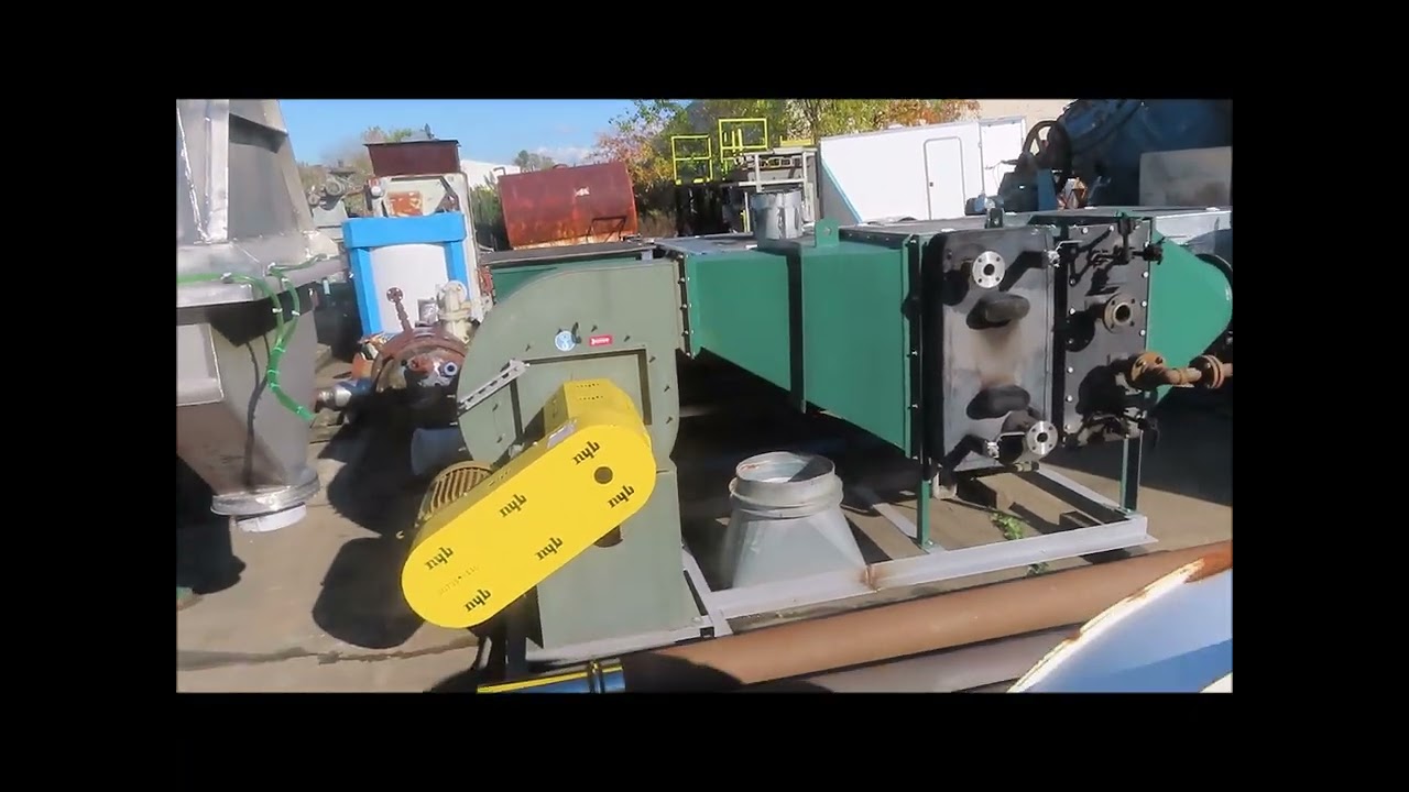 Carman Fluid Bed Dryer, with blowers and vibratory feeder   Item 5102