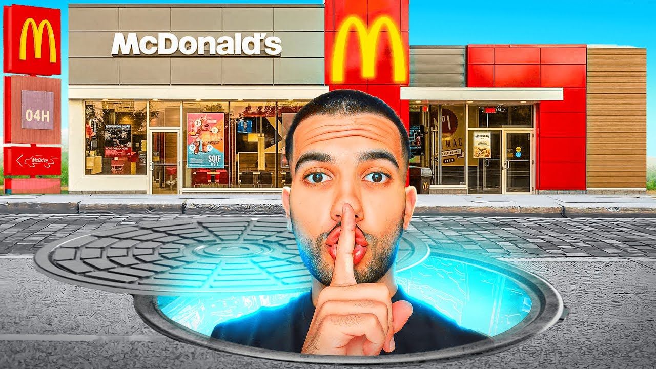 J'ai Construit Une Pi&egrave;ce Secr&egrave;te Dans Un McDonald's !