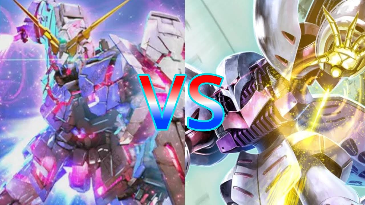 Gundam TCG Unicorn vs NewType Qubeley