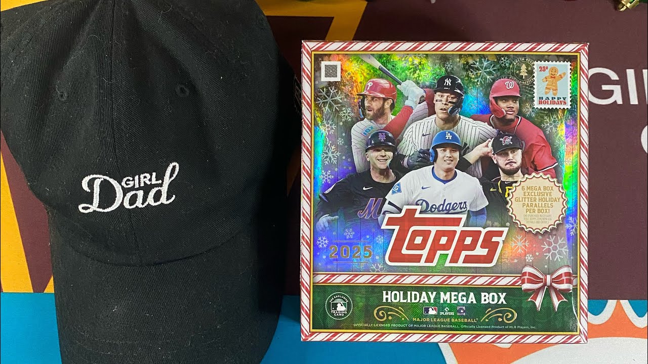 2025 Topps Holiday Mega Box (1:100 packs Dodgers hit!!)