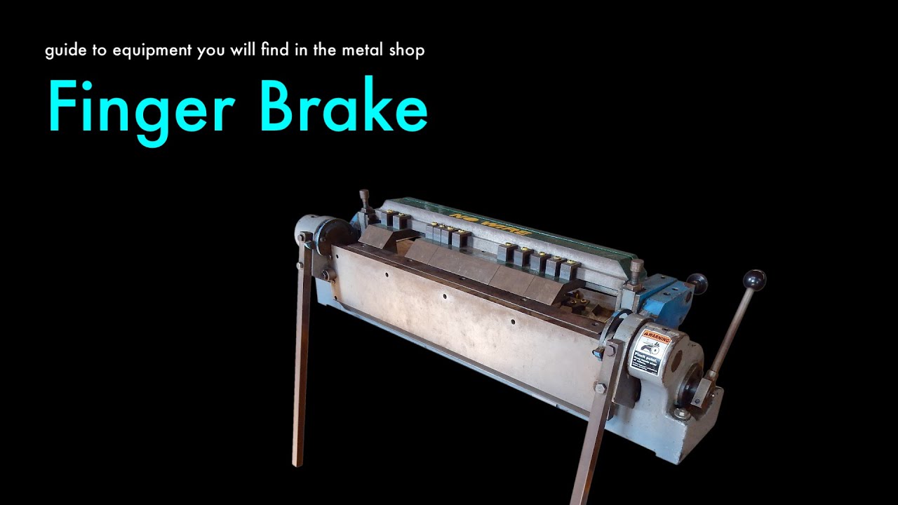 Common Metal Shop Tools: Finger Brake