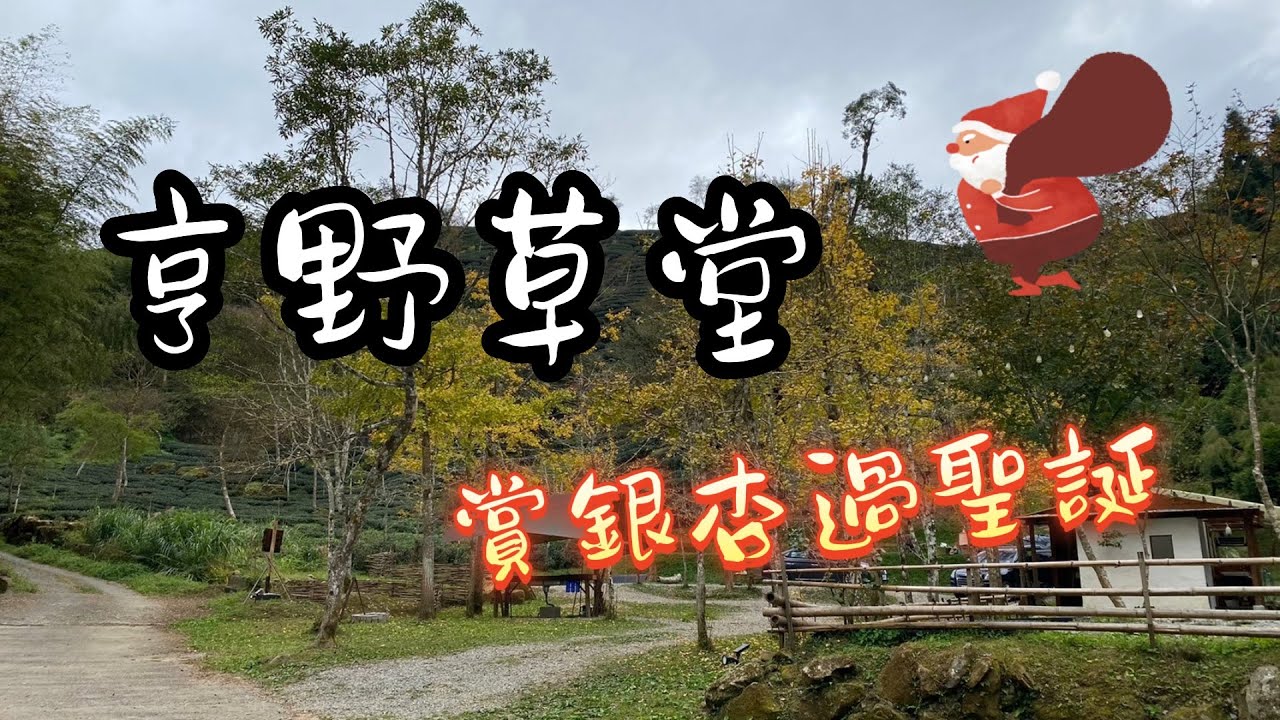 軍風阿元｜朝聖三大必去營地賞銀杏｜日系風亨野草堂賞銀杏｜軍幕聖誕風格露營｜南投 杉林溪｜五星級衛浴