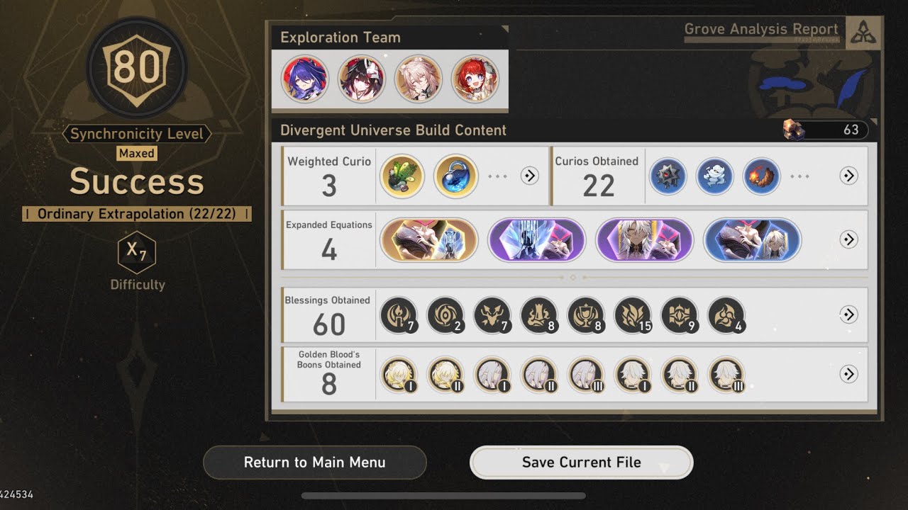 Ordinary Extrapolation Acheron Run for 馒头 muncher: Auto Battle - Threshold Protocol 7