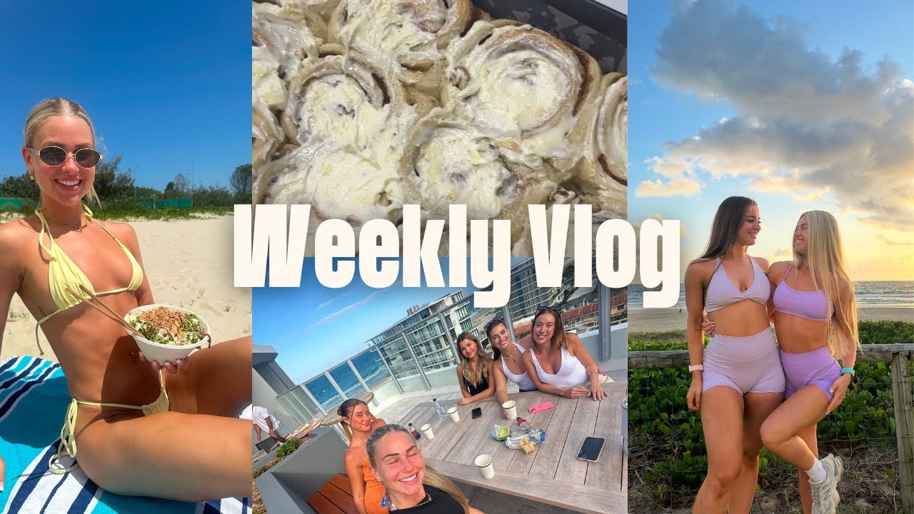 WEEKLY VLOG | Navigating eating out, Making Cinnamon Rolls & BBQ with friends !!!