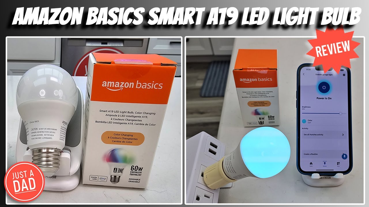 Обзор светодиодной лампы Amazon Basics Smart A19