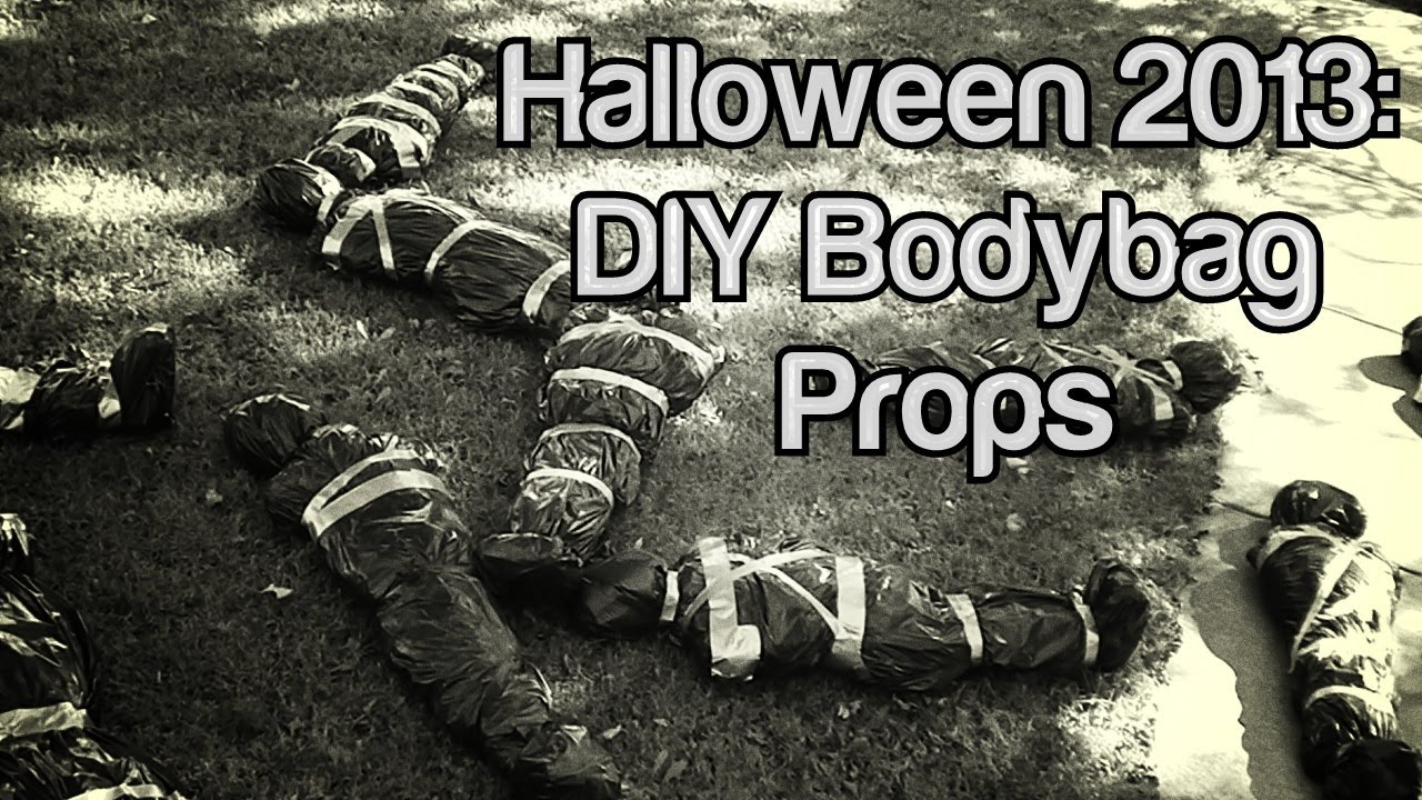 Halloween 2013:  DIY Body Bag Props
