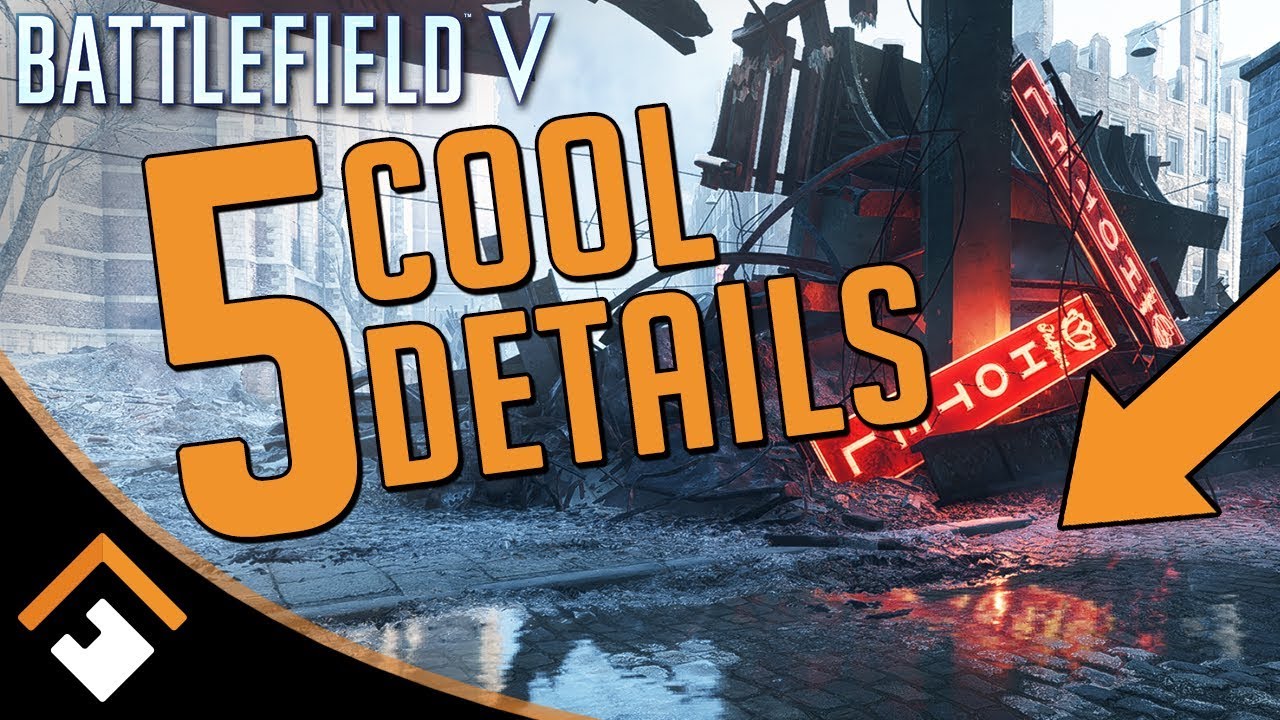 Battlefield V: RTX ON - Top 5 Cool Details with Ray Tracing