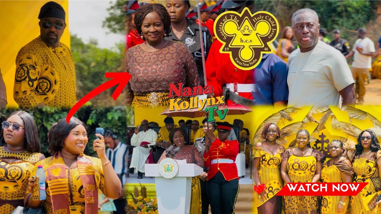 Vice Prez. Prof Naana Jane, Hon. Dumelo & Captain Smart Joined Holy Child Schoo@80th Anniversary🤎💛🤎
