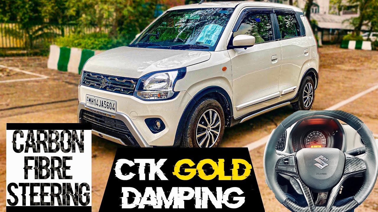 BEST MODIFIED WAGONR with CARBON FIBRE STEERING, CTK DAMPING & 360Degree Camera  || 📞9820803155