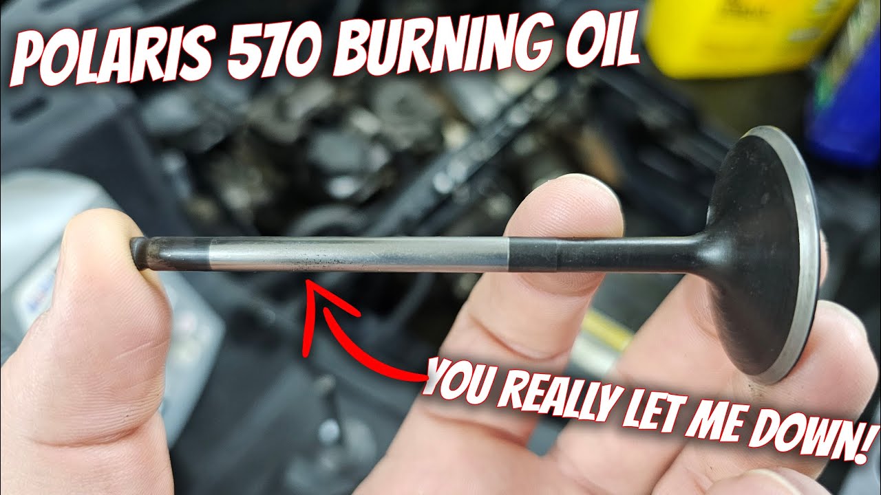 A Polaris 570 is burning oil.  Valve stem seals?  Let's tear it down and find out.