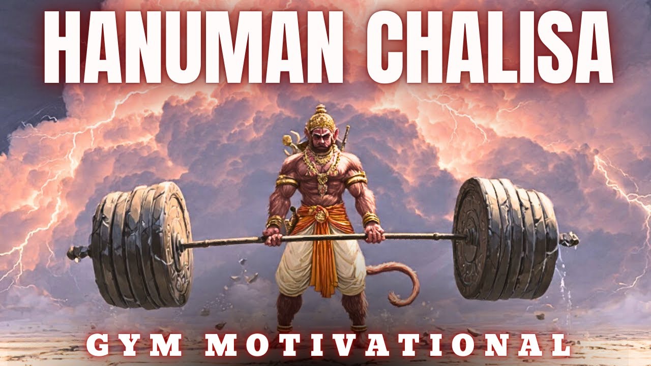 🔱 LIVE: Hanuman Chalisa | Divine Energy for Evening & Exercise! Gym Motivated! 🎧