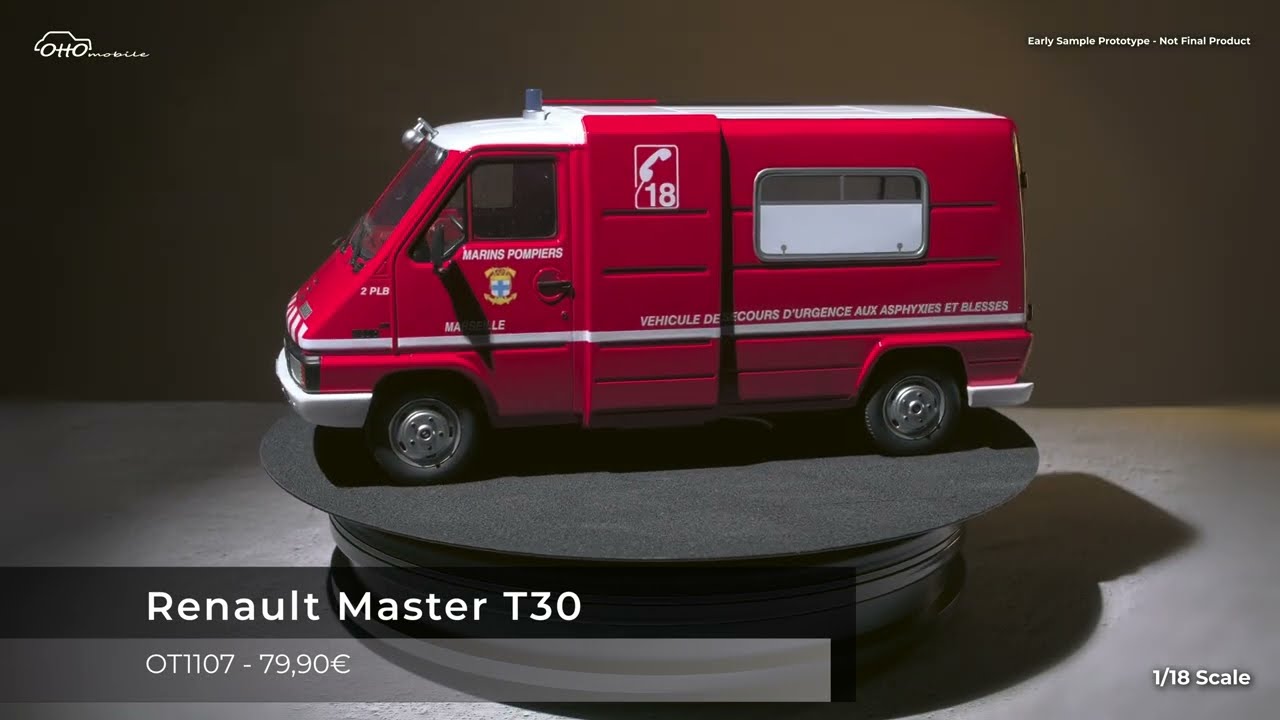 Renault Master T30 VSAB Pompiers 1980