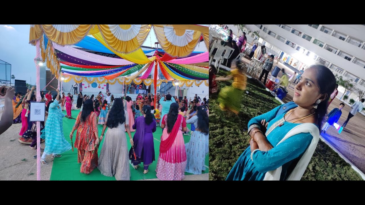 Dandiya & Bathukamma Celebrations at St. Andrews School Keesara | Navratri & Bathukamma Festival 24