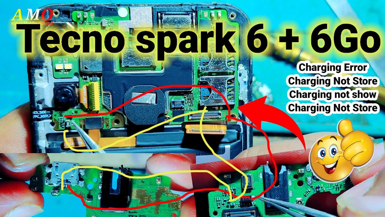tecno spark Go charging jumper charging not store charging not show charging error problem solution