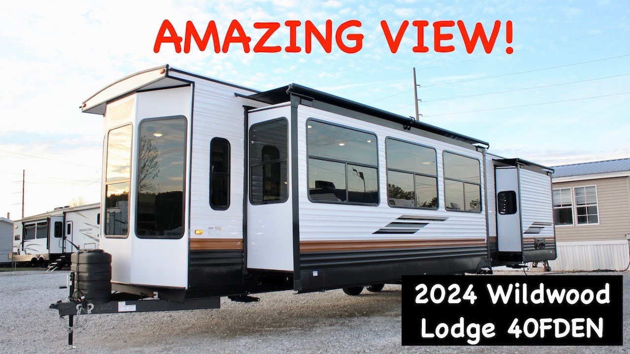 Perfect Destination Model with a AMAZING View! SO MANY WINDOWS! 2024 Wildwood Lodge 40FDEN