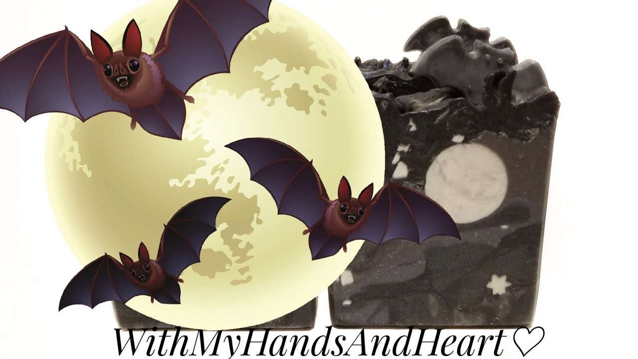 Starry Night| Halloween Cold Process Soap Making| Piping Gone Seriously Wrong! WithMyHandsAndHeart