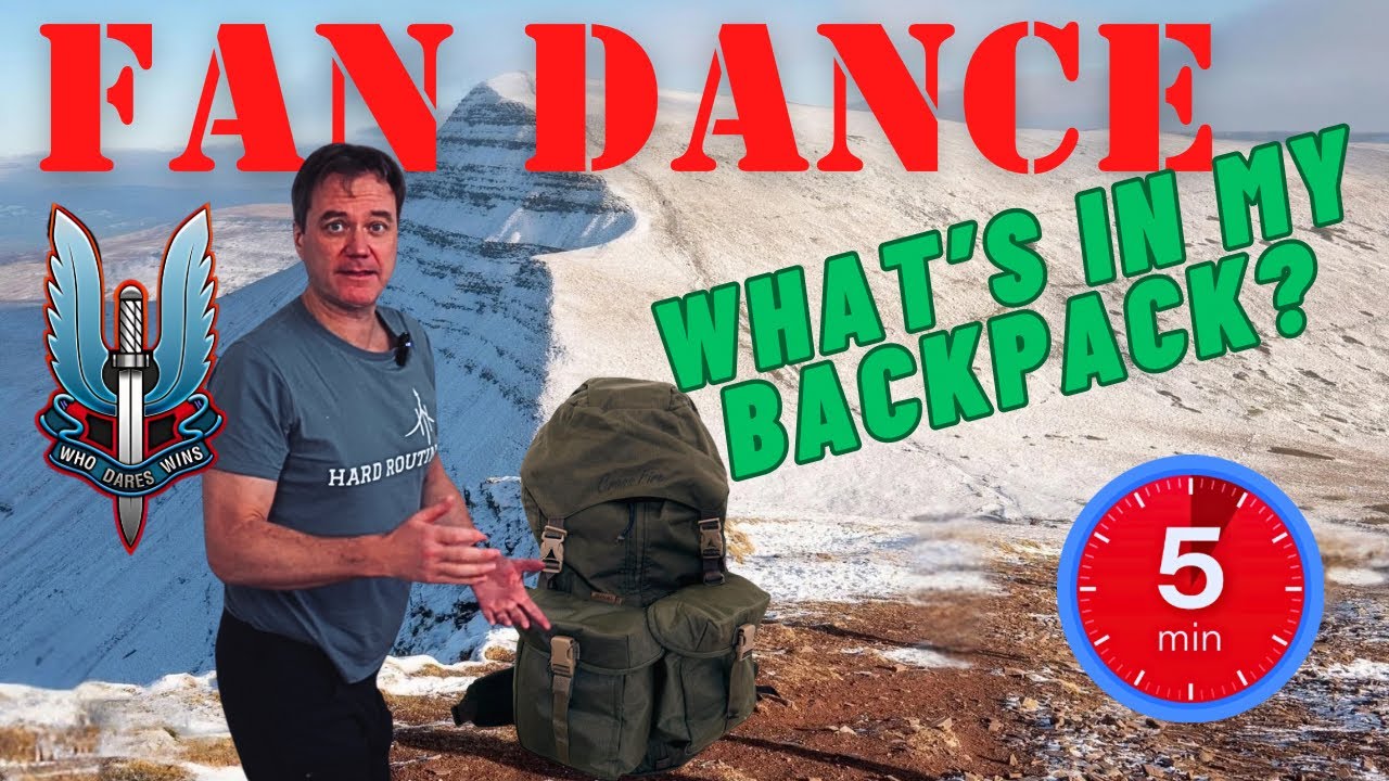 Packing For The SAS FAN DANCE in Under 5 Minutes - Essential KIT BREAKDOWN