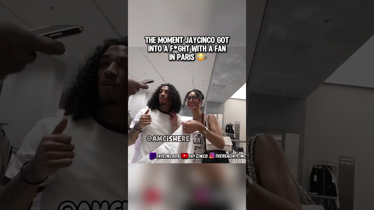 Момент, когда ДжейСинко подрался с фанатом в Париже #jaycincoo #jaycinco