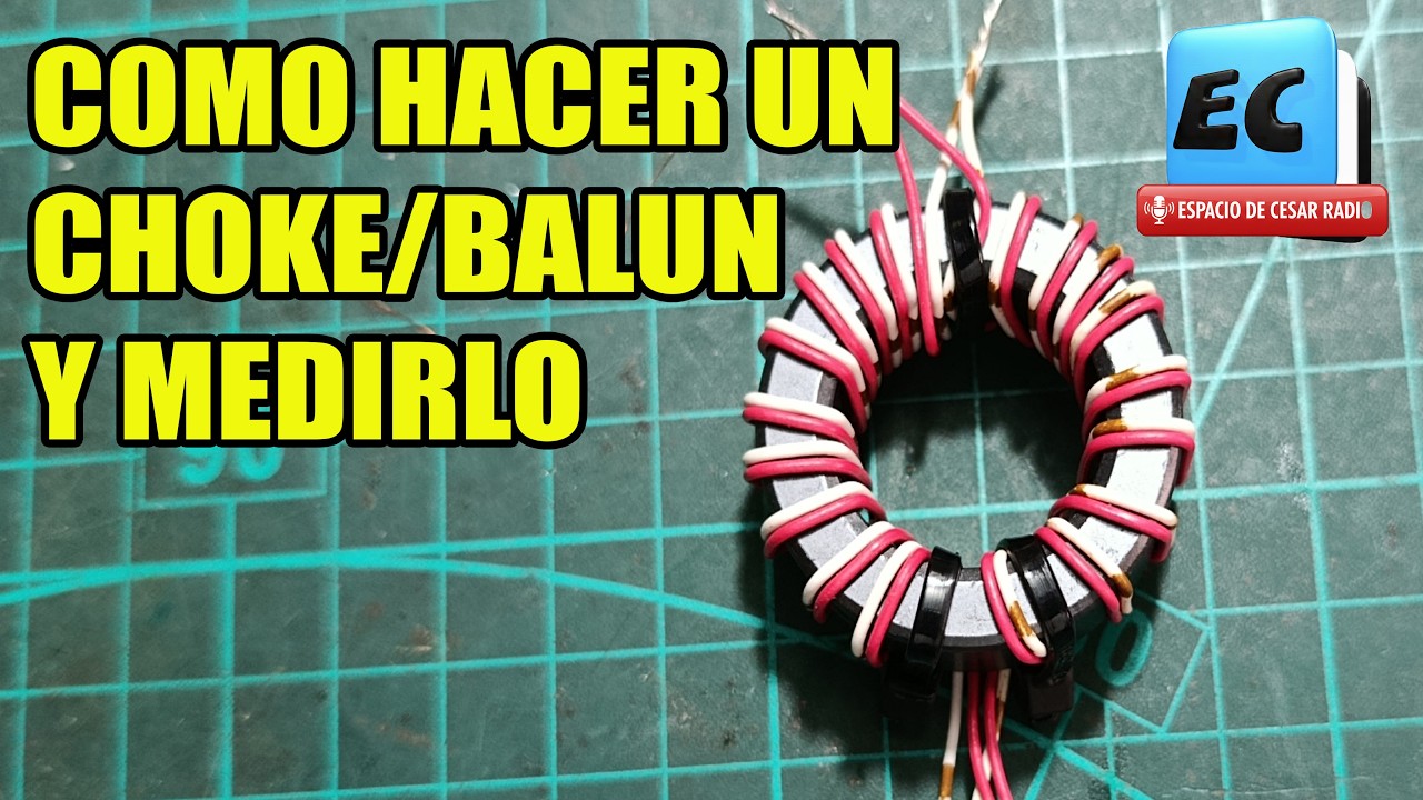 Chokes de Modo Común: Tutorial de construcción y medición paso a paso