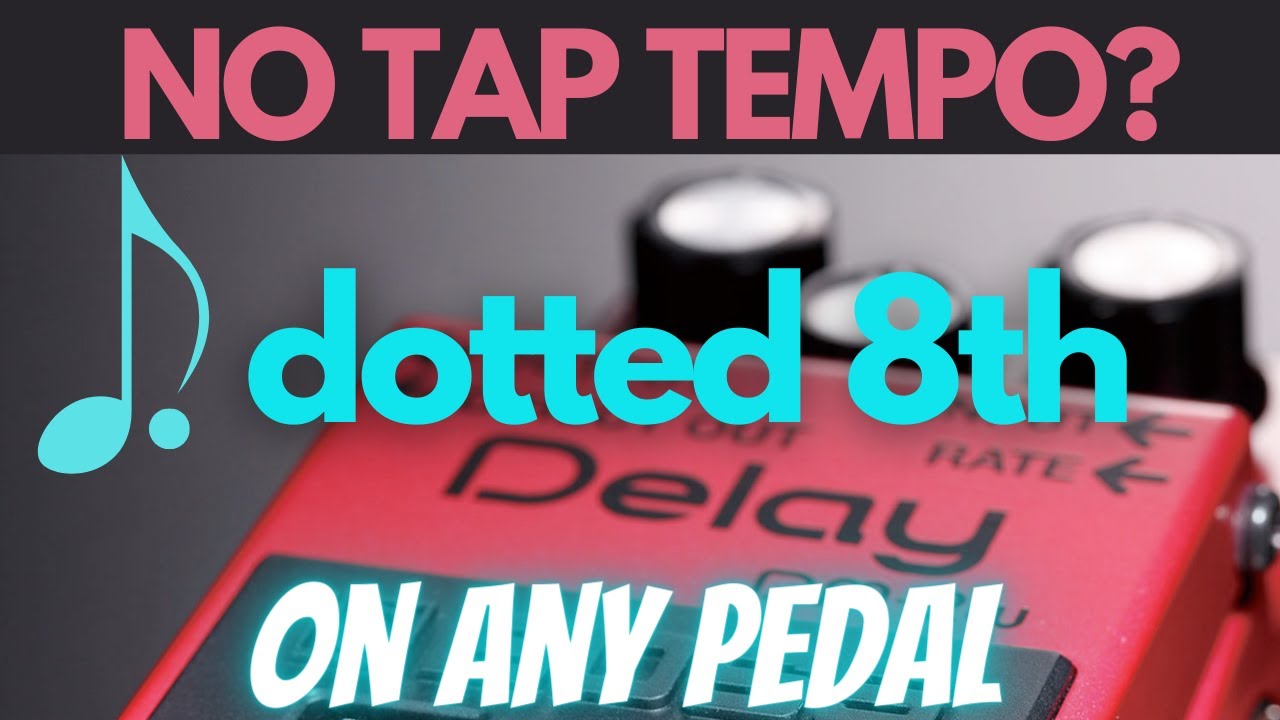 Dotted 8th DELAY TUTORIAL - Run like Hell style - Pink Floyd David Gilmour - U2 The Edge - SD video