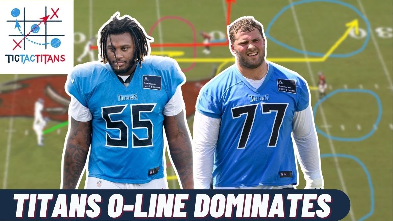 TENNESSEE TITANS FILM BREAKDOWN: Offensive Line DOMINATION with Peter Skoronski & JC Latham Leading