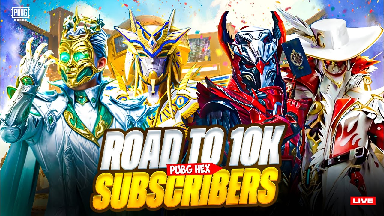 LIVE 🔴| PUBG MOBILE ROAD TO 10K SUBS 😎 | HDR + EXTREME Gameplay |  #pubgmobilelive  #bgmi #bgmilive