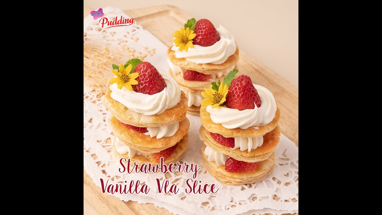 BIKIN KRIM DARI VLA? GAMPANG KOK!!! Crispy Strawberry Vanilla Sauce by My Vla