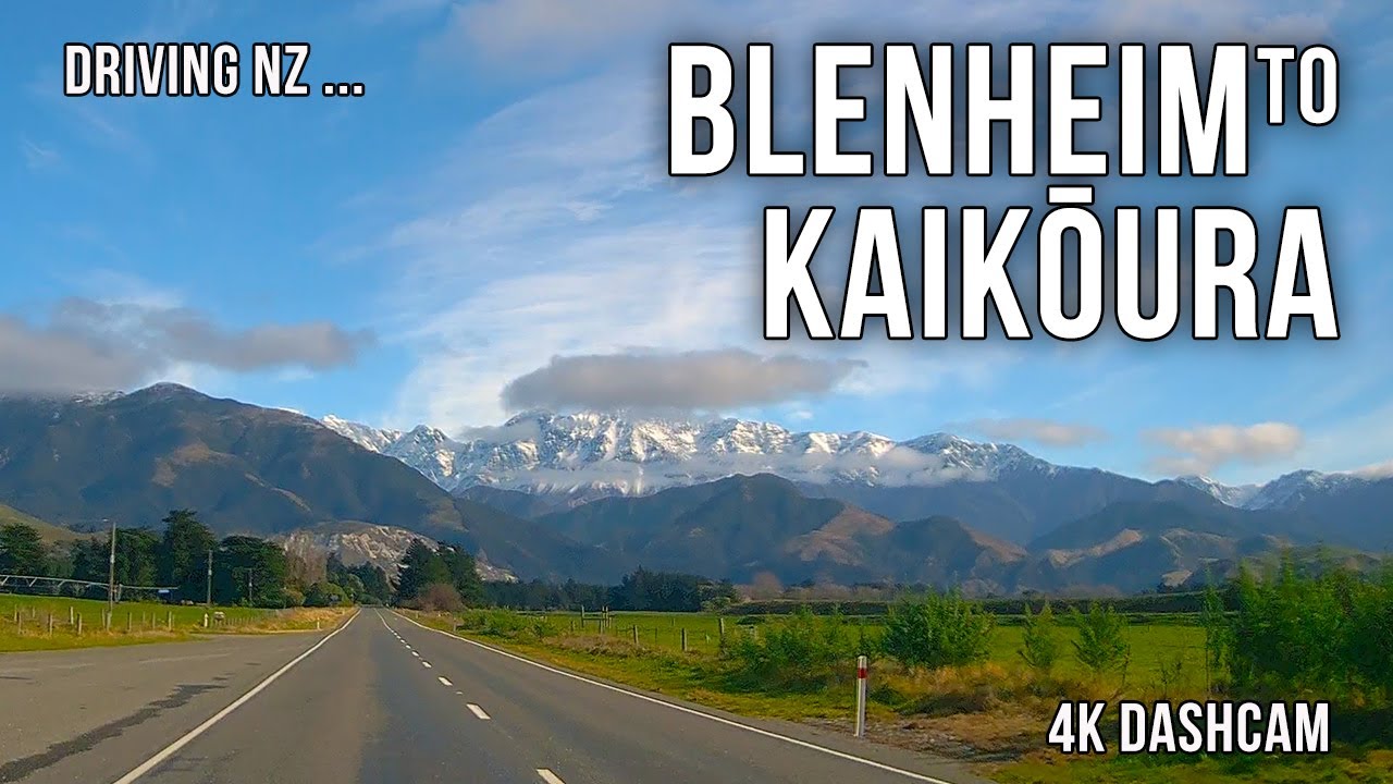 Driving New Zealand: Blenheim to Kaikōura 4K
