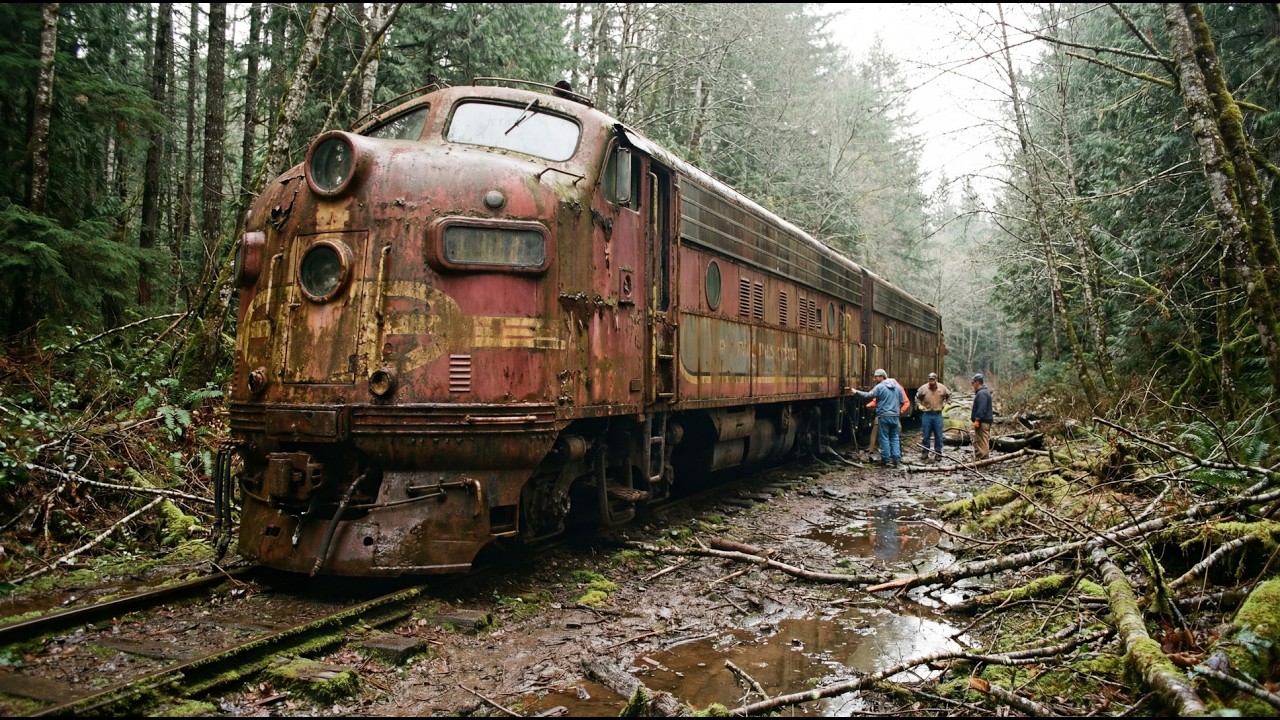 EXTREME Train Restoration | Rusty Abandoned F7 Locomotive Full Rebuild | Satisfying ASMR
