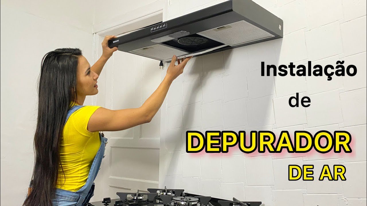 Como instalar depurador de ar. Passo a passo.