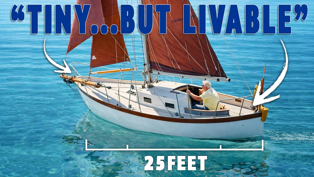 ТОП-5 крошечных парусных лодок, на которых пожилые моряки могут жить сегодня! &mdash; Вот почему...