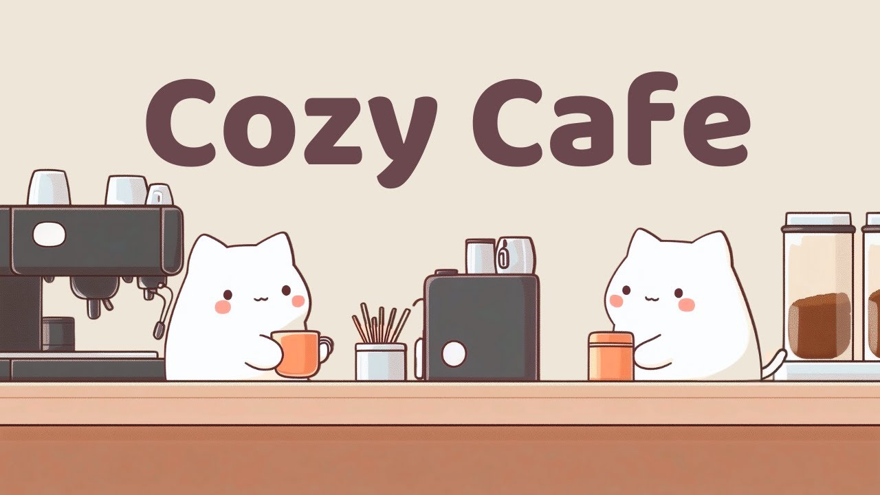 Cozy Cafe Lofi ☕ 1 Hour Relaxing Beats 🎵 Cute & Aesthetic Music 🍰 Make Your Day Better