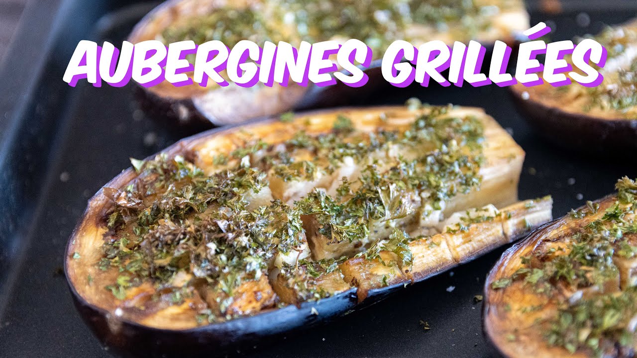 Aubergines grillées