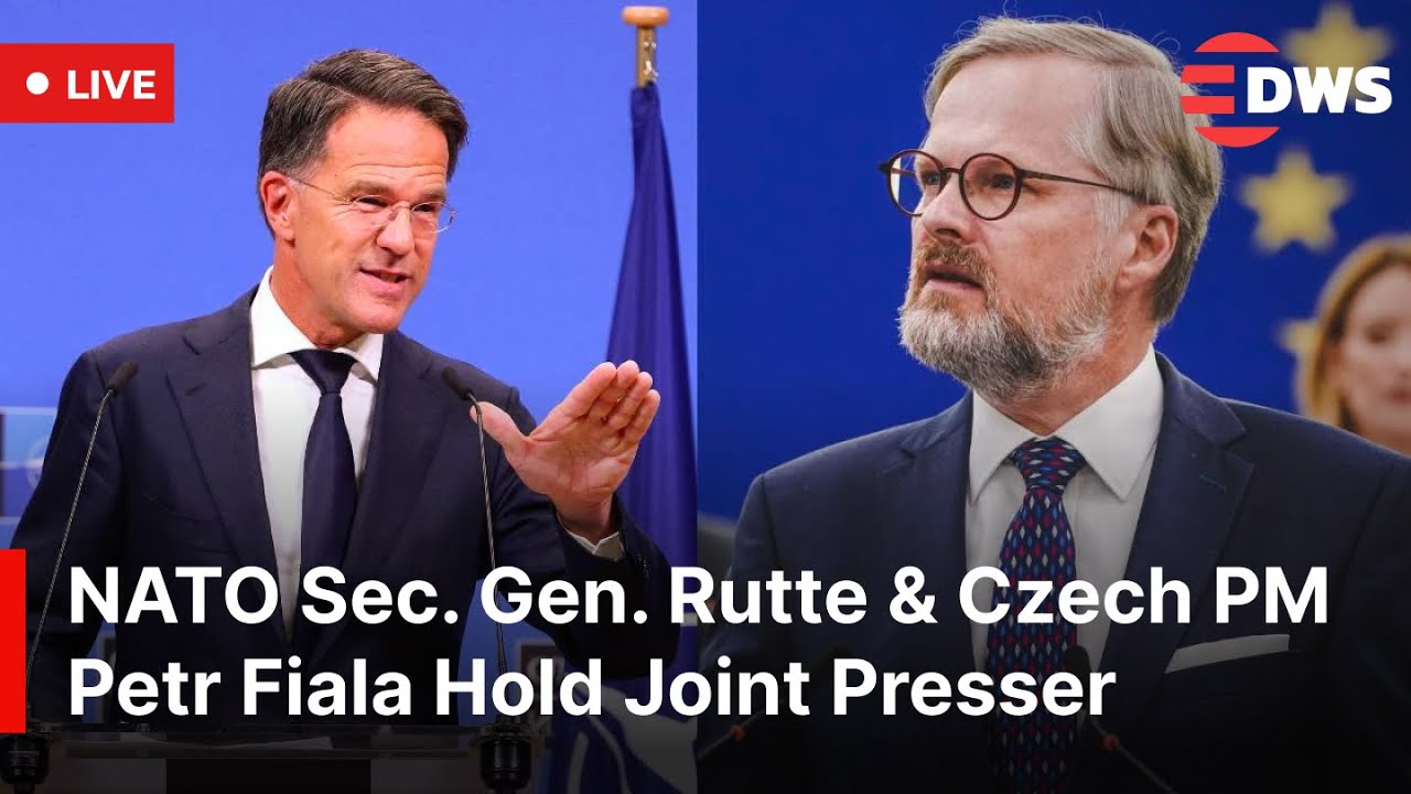 LIVE: NATO Sec. Gen. Mark Rutte & Czech PM Petr Fiala Hold Joint Press Conference | AC1E