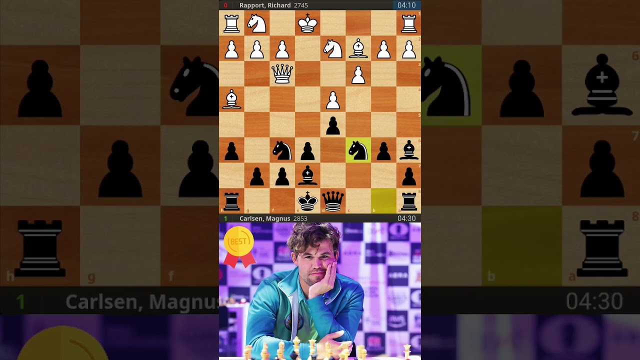 Crusual 20 move Queen side attack. Rapport,R - Carlsen,Magnus. Superbet Poland 2023.