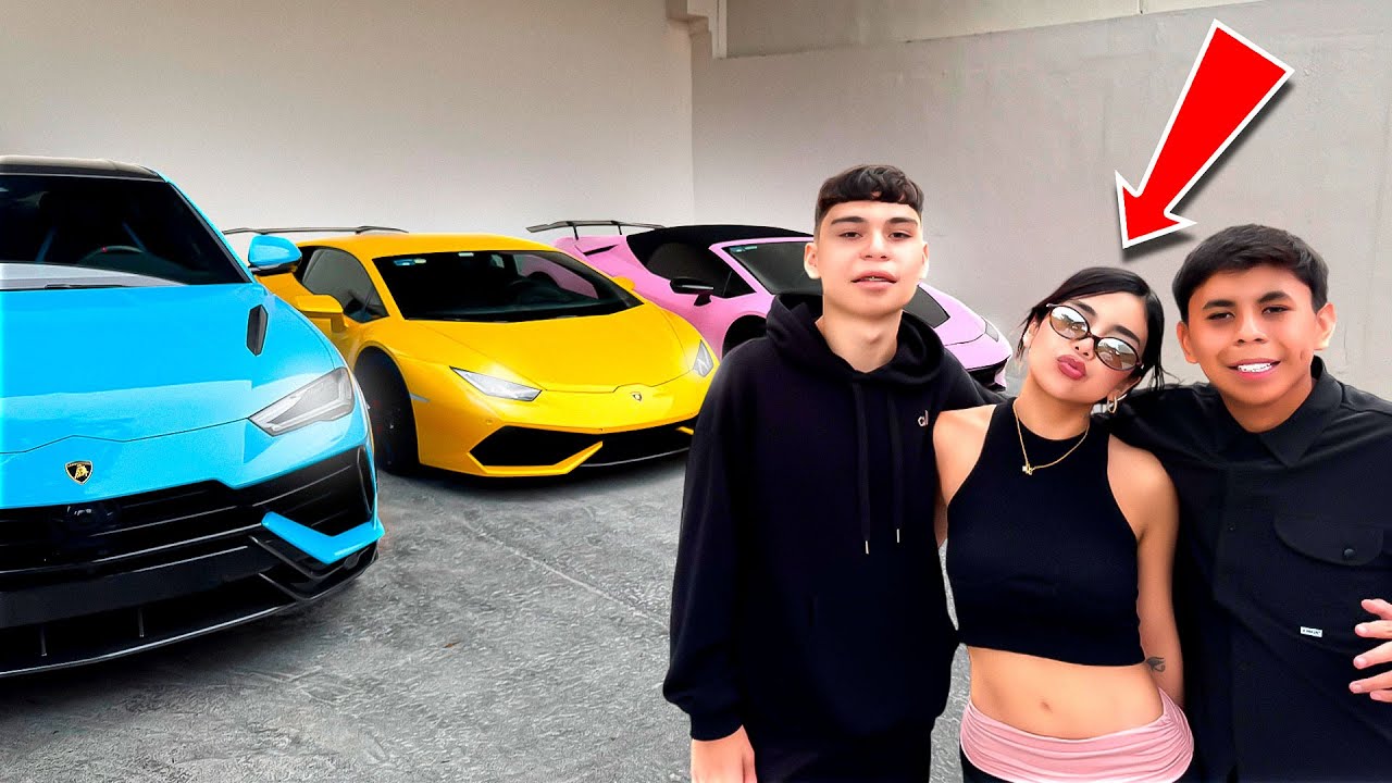 VUELVEN LOS NIÑOS CON SU HERMANA DESPUES DE AÑOS Y LES PRESTO EL LAMBORGHINI || ALFREDO VALENZUELA
