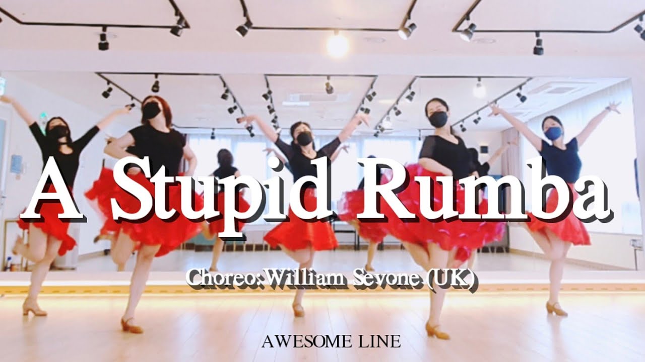 A Stupid Rumba Line Dance Demo/Beginner/William Sevone/