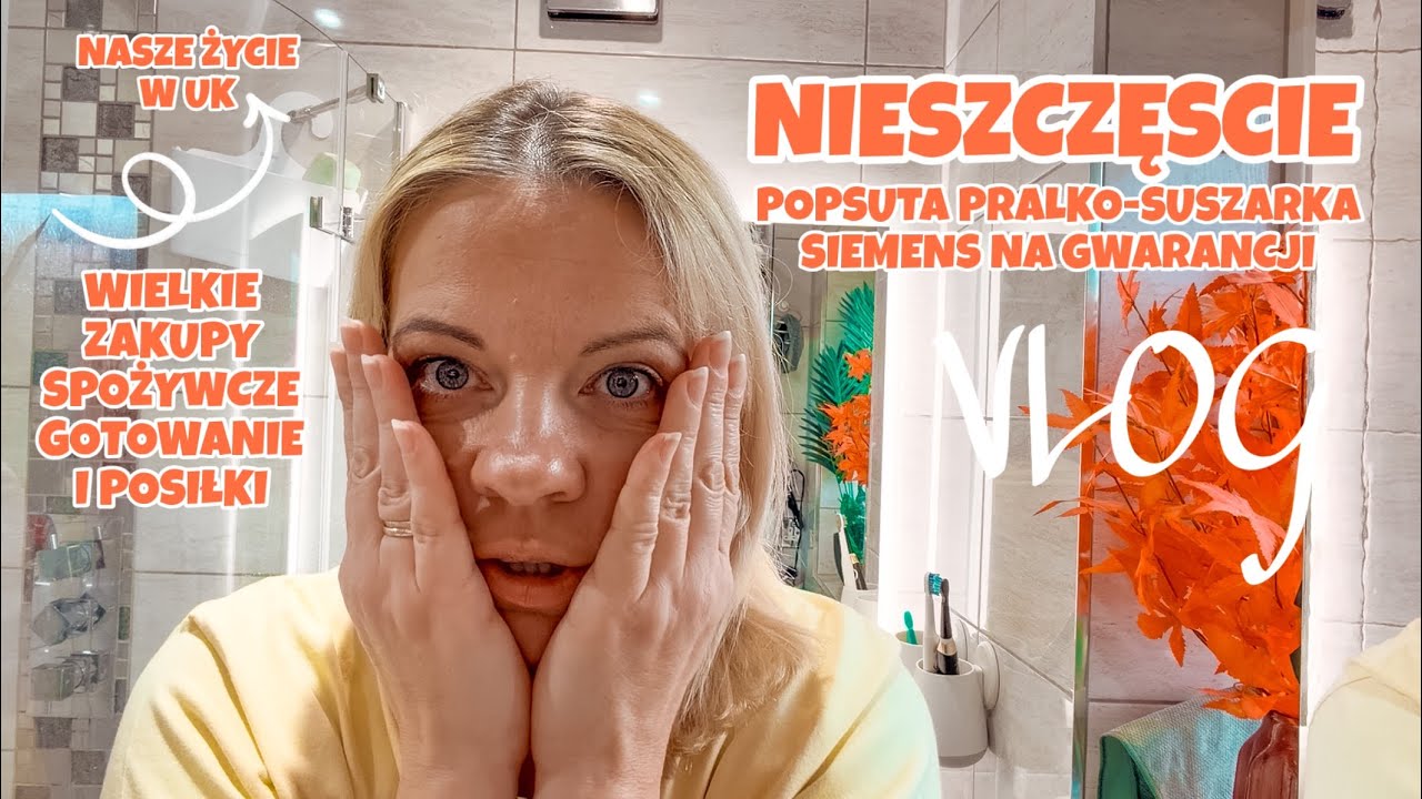 POPSUTA PRALKA SIEMENS | WIELKIE ZAKUPY SPOŻYWCZE | GOTOWANIE I POSIŁKI | MINECRAFT I ZĄB | VLOG UK