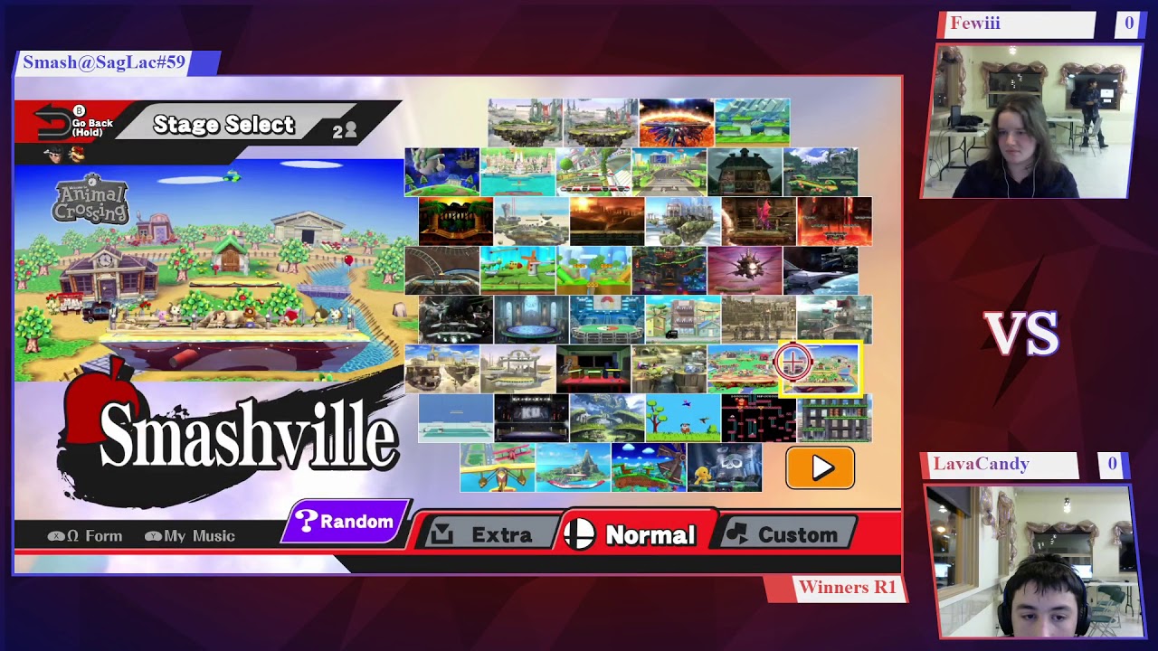 Smash@SagLac #58 - Fewiii (Ryu) vs LavaCandy (Bowser) - Winners R1