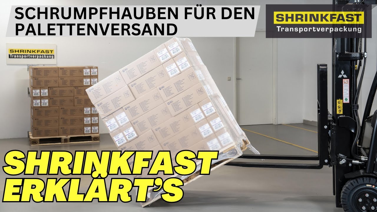 Schrumpfhauben & Palettenversand - SHRINKFAST erkl&auml;rt's Teil 5 #Shrinkfast