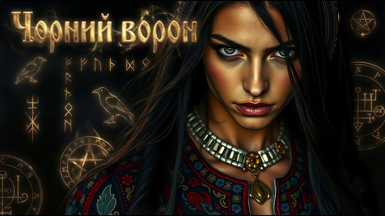 Чорний ворон.🦅🎶Містична українська пісня-закляття ⚔️🔥