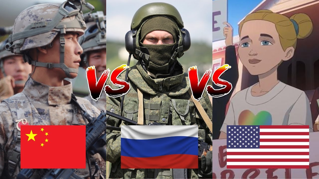 Military Recruitment Ads: CHINA vs RUSSIA vs USA #shorts