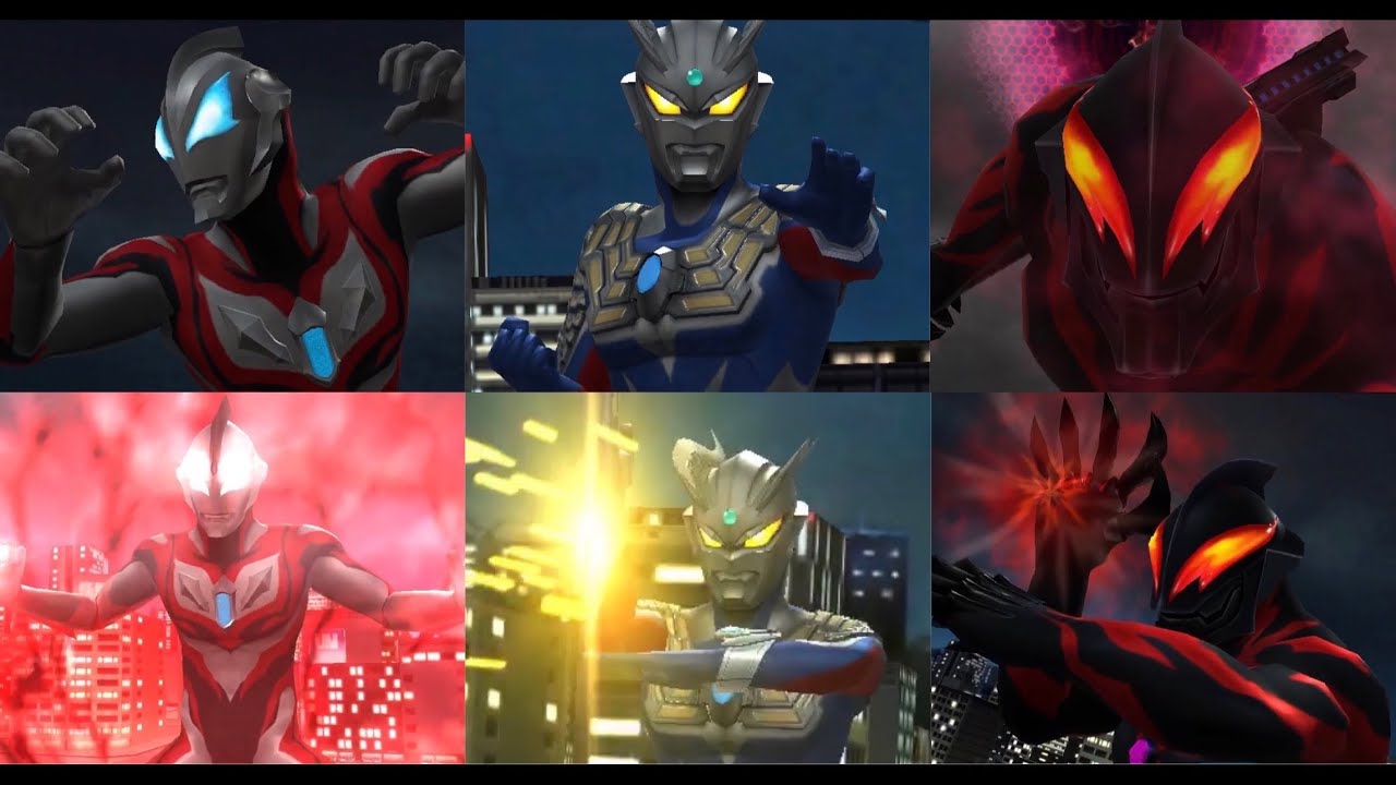 【ウルバト】ウルトラマンジード プリミティブ/ウルトラマンゼロ/ウルトラマンベリアル/ベリアル融合獣【攻撃＆必殺技モーションまとめ】 Ultraman Geed / Zero / Belial